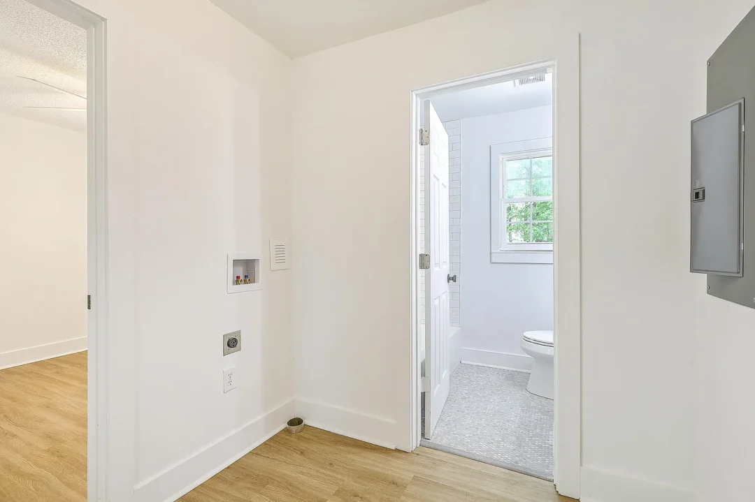 Clean Minimalist Bathroom in Classic White