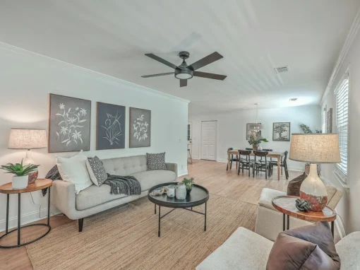 Sophisticated Neutral Living Space Renovation Sophisticated Neutral Living Space Renovation