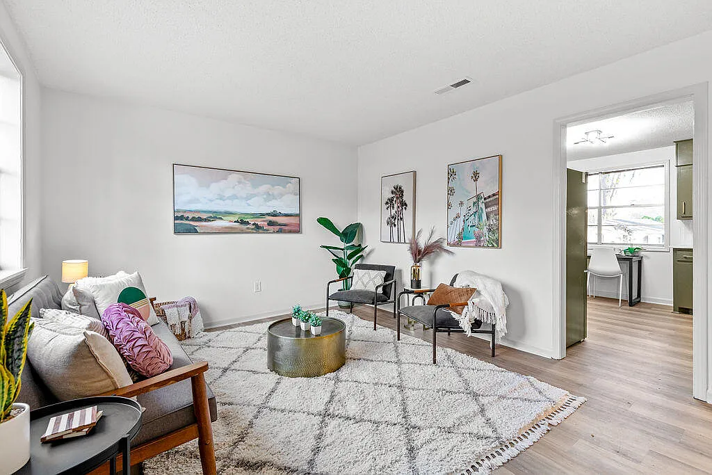 Mid-Century Modern Living Space Renovation