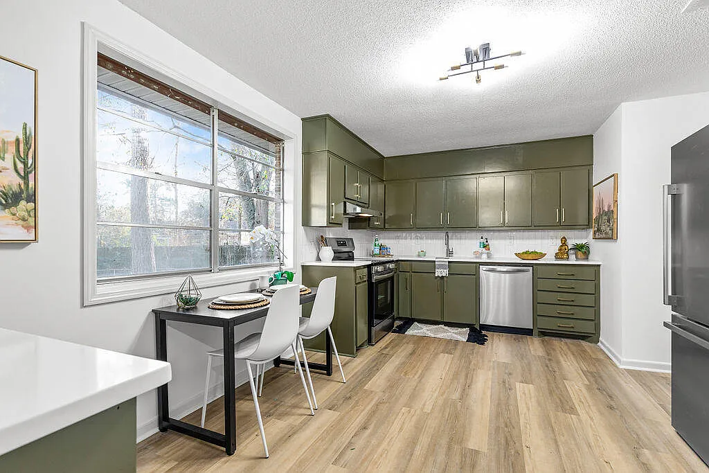 Bold Sage Green Kitchen Transformation
